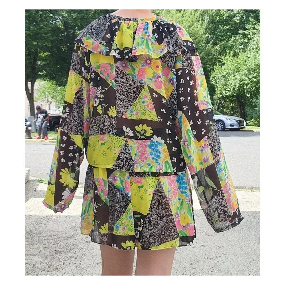 VICTORIA'S‎ SECRET Vintage Floral Pajama Set